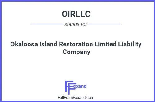 Full form of OIRLLC