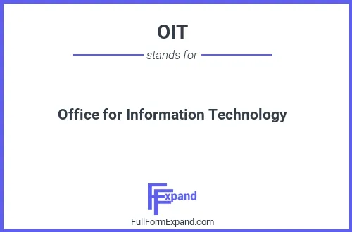 Full form of OIT