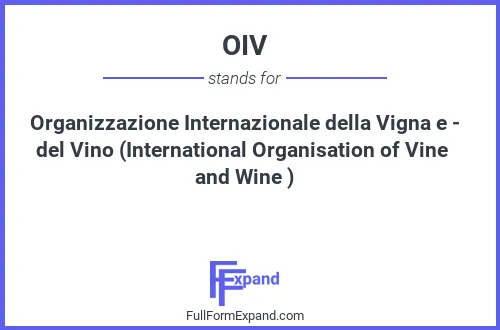 Full form of OIV