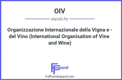 Full form of OIV