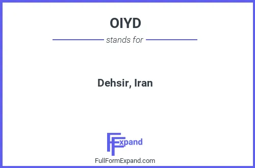 Full form of OIYD