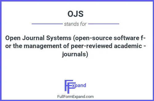 Full form of OJS