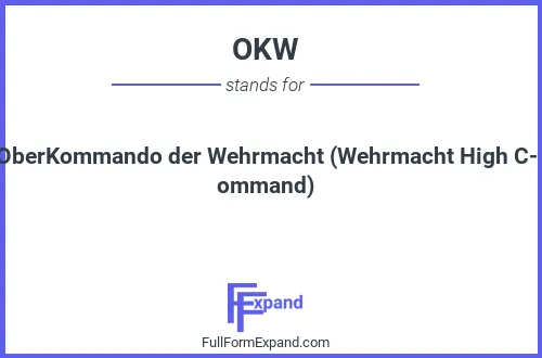 Full form of OKW