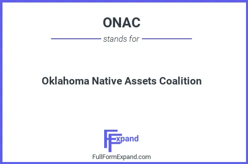 Full form of ONAC