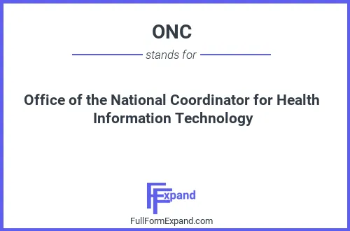 Full form of ONC