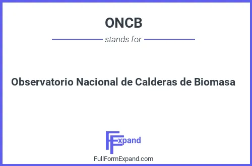 Full form of ONCB