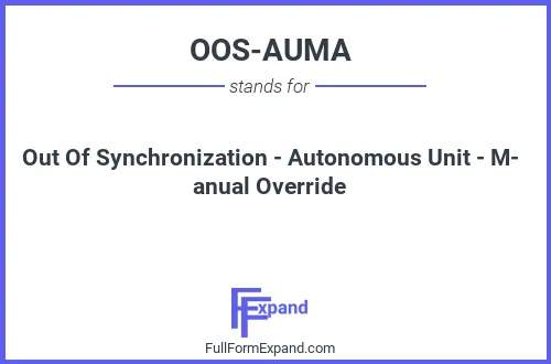 Full form of OOS-AUMA