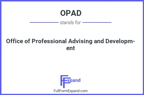 Full form of OPAD