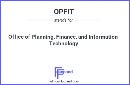 Full form of OPFIT