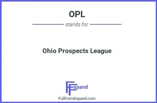 Full form of OPL