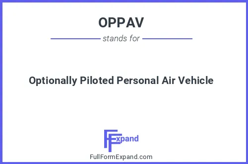 Full form of OPPAV