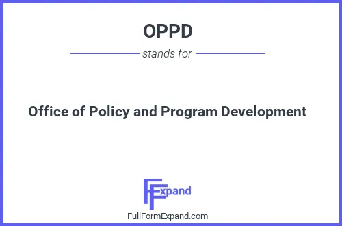 Full form of OPPD