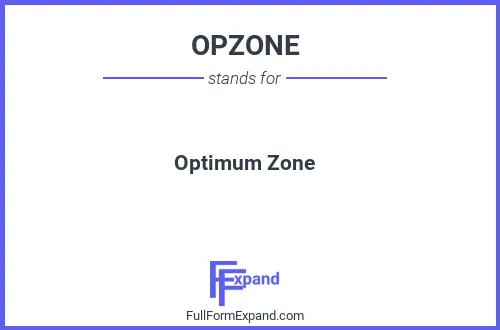 Full form of OPZONE