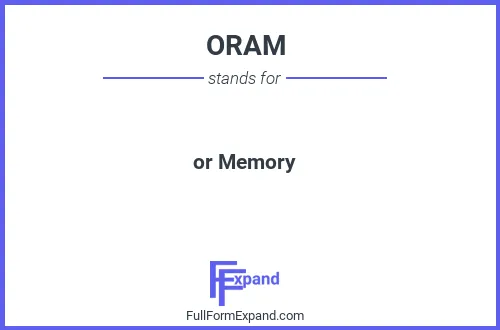 Full form of ORAM