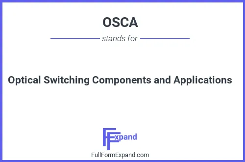 Full form of OSCA