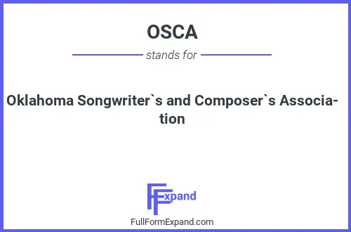 Full form of OSCA