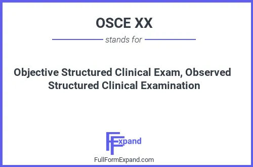 Full form of OSCE XX