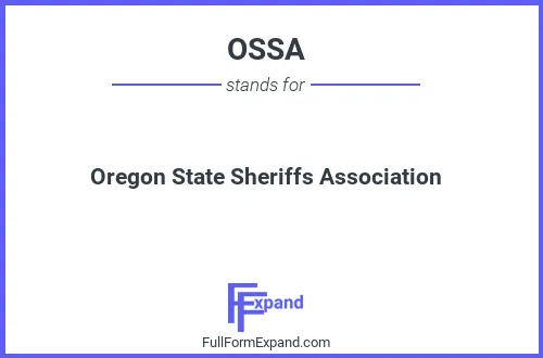 Full form of OSSA