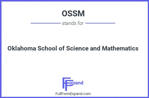 Full form of OSSM