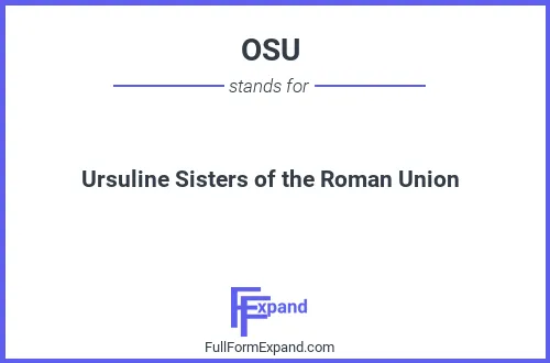 Full form of OSU
