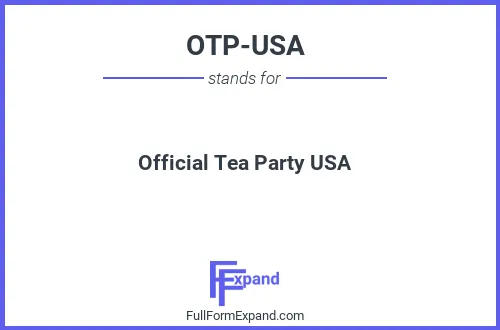 Full form of OTP-USA
