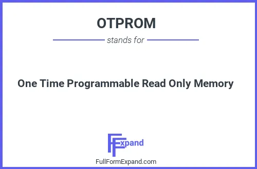 Full form of OTPROM