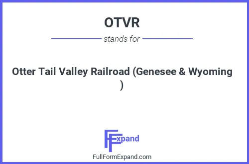 Full form of OTVR
