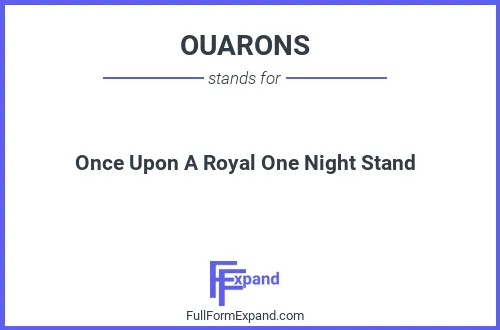 Full form of OUARONS