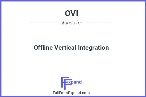 Full form of OVI