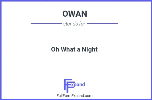 Full form of OWAN