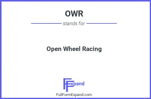 Full form of OWR