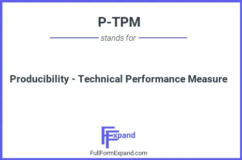 Full form of P-TPM