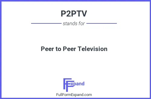 Full form of P2PTV