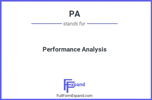 Full form of PA