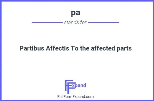 Full form of pa