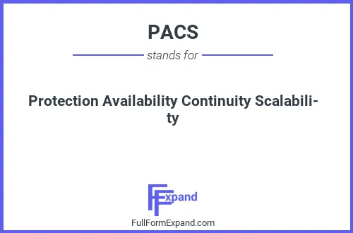 Full form of PACS