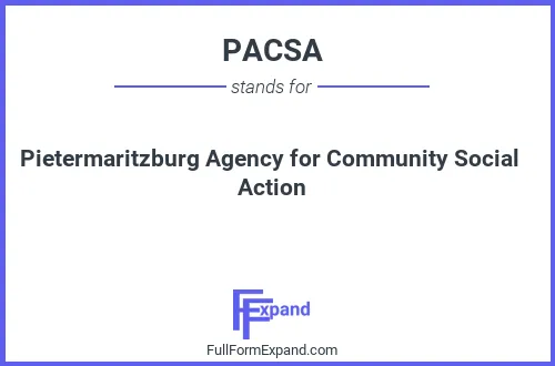 Full form of PACSA