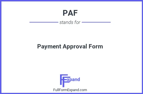 Full form of PAF