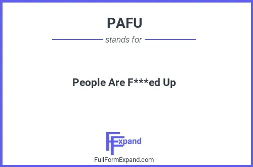 Full form of PAFU