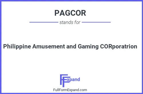 Full form of PAGCOR