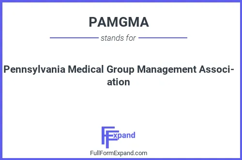 Full form of PAMGMA