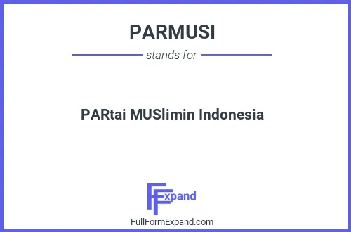 Full form of PARMUSI
