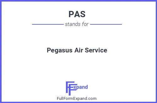 Full form of PAS