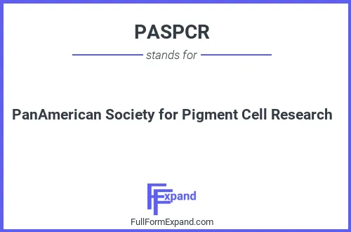 Full form of PASPCR