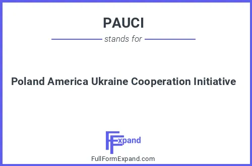 Full form of PAUCI