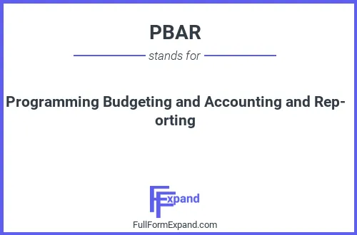 Full form of PBAR