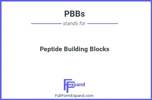 Full form of PBBs