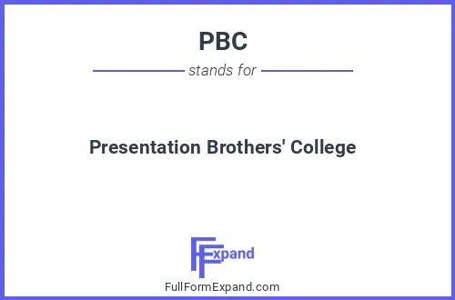 Full form of PBC
