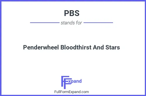 Full form of PBS