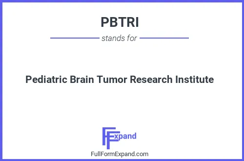 Full form of PBTRI